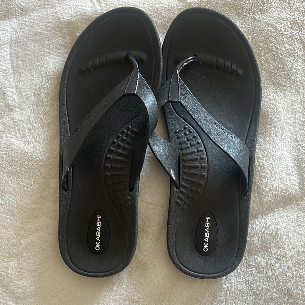 Okabashi Men's Black Sandals
